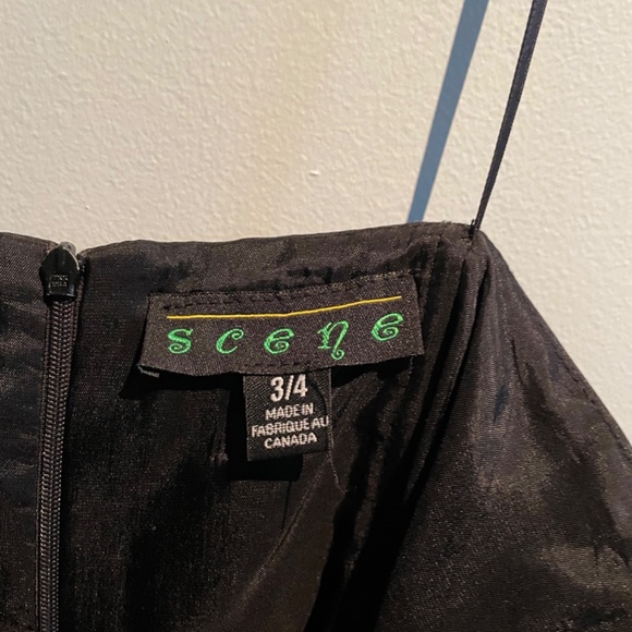 Super Classy black, long strapless gown - Picture 4 of 5